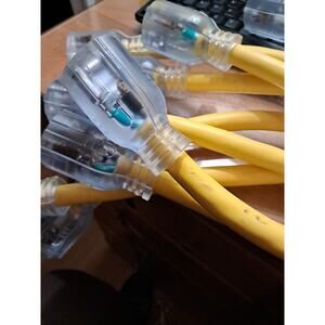 USW 2ft Heavy Duty Generator Adapter, 20A, 3x5-20R, 1xL14-30P